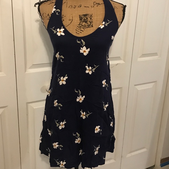 American Eagle Blue Floral Tank Dress size XS - Picture 4 of 6